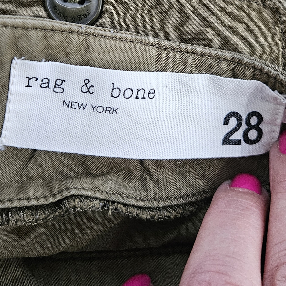 Rag & Bone Green Field Cargo Jogger SZ 28 - Picture 6 of 7